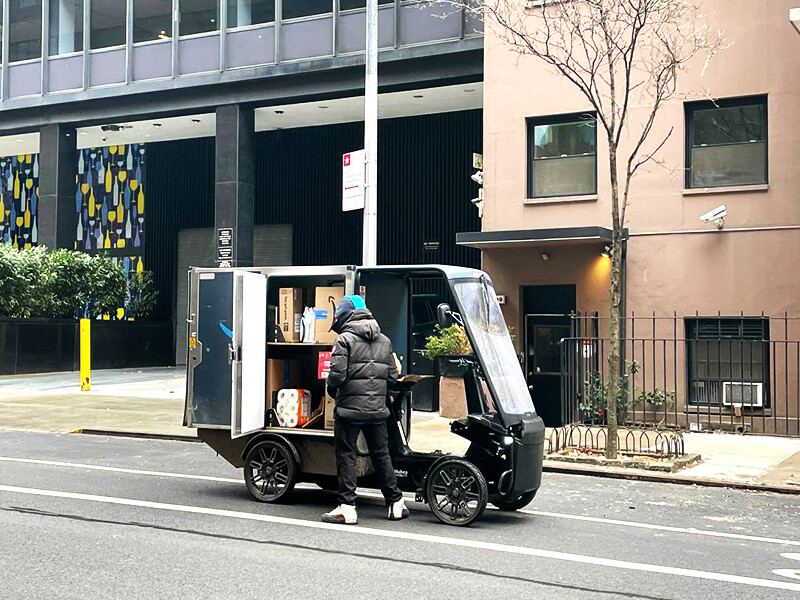 뉴욕 아마존, 문앞 배송 시스템